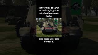 Como destruir o Brummbar Facilmente warthunder warthunder warthundertanks tutorial [upl. by Ihcego]