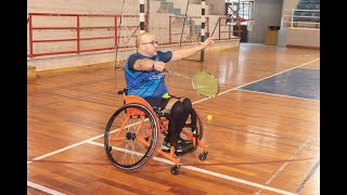 Para bádminton Inclusión y estrategia Categoría Wellchair 1 y 2 Silla de Ruedas [upl. by Cliff493]