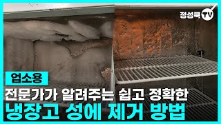 전문가가 알려주는 쉽고 정확한 업소용 냉장고 성에 깔끔하게 제거 방법 [upl. by Aneehc]