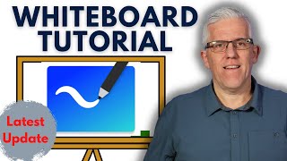 Ultimate Microsoft Whiteboard Tutorial  How to use ALL the Features 2022 Major release [upl. by Suhpesoj]