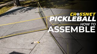 CROSSNET Pickleball Assembly [upl. by Eniotna]