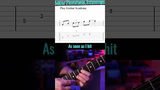 Minor Pentatonic Extensions 4  Across the Fretboard [upl. by Ayanat625]