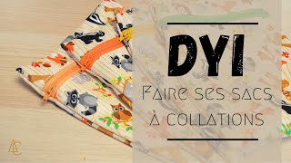 DIY  Sac à collation [upl. by Jeanine]