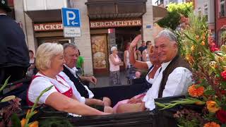 Herbstfest Rosenheim 2017  Festumzug und Einzug auf die Wiesn am 26082017 [upl. by Aivul]