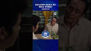 Saludo para sa lahat ng mga Guro Asedillo FernandoPoeJr fpj fpjmovies [upl. by Amri]