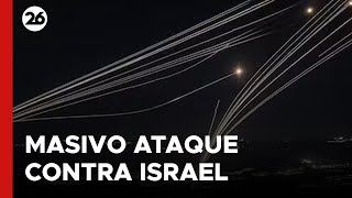 MEDIO ORIENTE  Masivo ataque contra Israel [upl. by Trini]