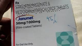 JANUMET TAB501000mg RxSitagliptin phosphate  metformin hydrochloride Incretin use amp side effect [upl. by Jamnes283]