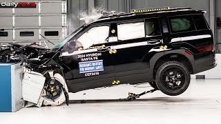 2024 Hyundai Santa Fe Earns Top Safety Pick Rating at IIHS Crash Test [upl. by Anitselec367]