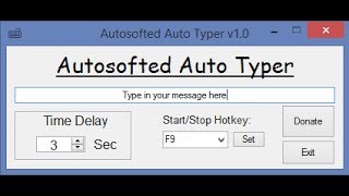 Free Auto Typer Download by Autosofted [upl. by Akinehc]