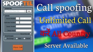 Call Anyone From Any Number  How to Spoof Number  Free Unlimited Call  Spread Yt [upl. by Aseneg161]