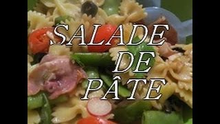 salade de pâte aux petits légumes et jambon cru [upl. by Bunch]