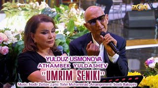 Yulduz Usmonova amp Athambek Yuldashev  Umrim seniki premyera 2024 [upl. by Nosemyaj]