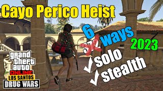 Cayo Perico Heist Solo 6 Best Routes 2023 Stealth GTA Online [upl. by Nicko169]