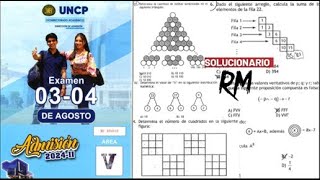 SOLUCIONARIOAREA VEXAMEN DE AMISION UNCP 2024II 040824 [upl. by Blasius245]