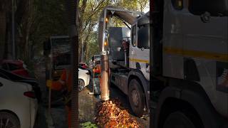 Road cleaning machine  road sweeper machine cleaning shorts [upl. by Forcier]