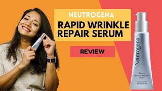 I tried Neutrogena Rapid Wrinkle Repair Serum for 7 days  Neutrogena Rapid Wrinkle Review [upl. by Zolly451]