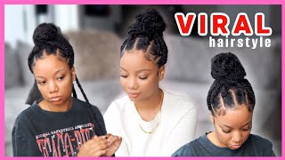 Chunky Twist for Fine Natural Hair  The Fastest Braids You Can Do  4B 4C Hair Tutorial [upl. by Coit]