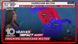 Tracking Milton The latest forecast tracks news updates from 10 Tampa Bay [upl. by Eglantine657]