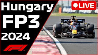 🔴F1 LIVE  Hungary GP FP3  Commentary  Live Timing [upl. by Marra]