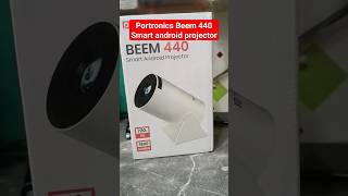 Portronics smart android projector Beem 440 720 HD 1080p unboxing trending shorts video [upl. by Dry]