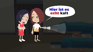 Amy und Jenny erkunden die Leichenhalle  Deutsch lernen  Hallo Amy [upl. by Chipman641]