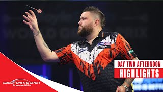 SEEDS ELIMINATED  Day Two Afternoon Highlights  2024 Gambrinus Czech Darts Open [upl. by Llennehc]