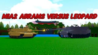 M1A2 Abrams versus leopard ￼ [upl. by Ced]