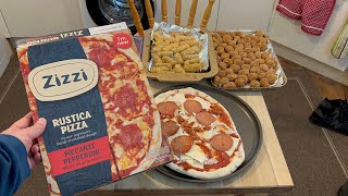 Zizzi Pizza Chicken and Mozzarella Sticks [upl. by Ninahs769]