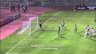 Piala FA 2014 Kedah 1 02 5 Johor DT 18214 [upl. by Yerrok]