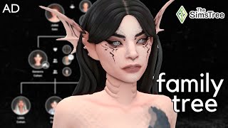 Making an OCCULT FAMILY TREE in The Sims 4 🖤  TheSimsTree tutorial review amp updates [upl. by Misty699]