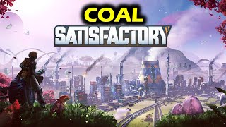 Satisfactory Coal  How to Get Coal  How to Find Extract and transport coal in Satisfactory [upl. by Yvor]