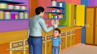 Johny Johny Yes Papa Poem  3D Animation English Nursery rhyme for children with lyrics [upl. by Vidda]