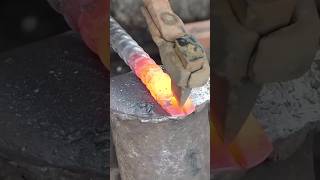 Making A Scrowbar Tool From Rebar  DIY Short Video [upl. by Almeeta442]