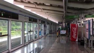 【韓国】 釜山都市鉄道（地下鉄）4号線 石坮駅 부산 도시철도 4호선 석대역 Busan Metro Line 4 Seokdae Station 20165 [upl. by Gurango90]