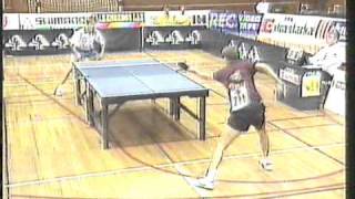 mikael appelgren vs erik lindh table tennis 1992 [upl. by Edik587]