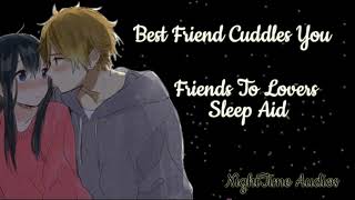 ASMR  Bestfriend Sneaks Under The Covers With You Friends To Lovers Cuddling Kiss [upl. by Anstice]