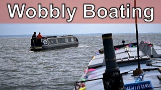 242 Crossing The Wash by narrowboat  narrowboats at sea [upl. by Addison115]