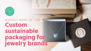 How To Wrap Jewelry Pieces with Custom Sustainable Packaging 💎  noissueco [upl. by Symer687]