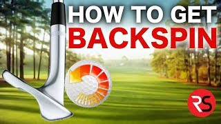 How to hit golf shots with backspin [upl. by Jehial]