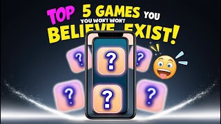 Top 5 Mobile Games Youve Never Tried  Must Play in 2024 [upl. by Maidie]