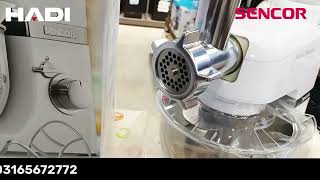 Sencor Stand Mixer STM 6350  kitchen Champion  Dough MakerMeat GrinderampBlender Complete Review [upl. by Efinnej]