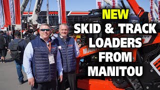 New Skid and Track Loaders at the Manitou Booth  ConExpo 2023 [upl. by Wrand668]