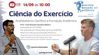 Live EBE  Ciência do Exercício Me Zé Ricardo Claudino [upl. by Rollecnahc]