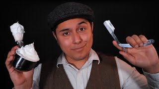 ASMR  WORLDS BEST Vintage Barber Shop Haircut amp Shave [upl. by Amarillas753]