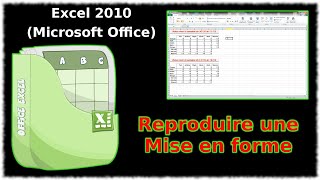 Reproduire une mise en forme TRES rapidement sur Excel [upl. by Eiuqnimod]