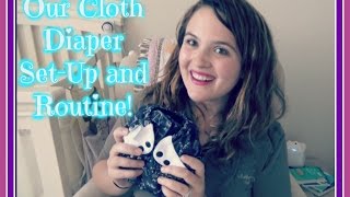 Our Cloth Diaper SetUp and Wash Routine [upl. by Tuchman730]