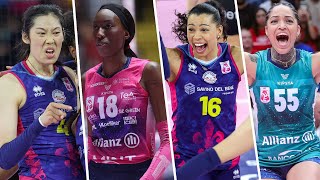 ALL quotMEGA RALLYquot of the match Scandicci  Milano  Lega Volley Femminile 202324 [upl. by Lorak]