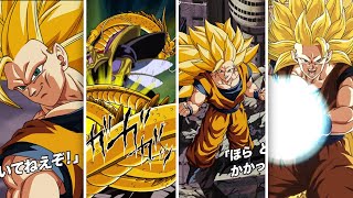 NEW DOKKAN FEST DRAGON FIST SSJ3 GOKU SUPER ATTACK amp STANDBY ANIMATIONS DBZ Dokkan Battle [upl. by Rodrick]