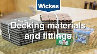 Decking buyers guide  materials and fittings  Wickes [upl. by Bor670]