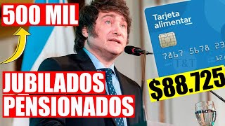 💸500 MIL de Mínima Tarjeta Alimentar de 💲88725 para Jubilados y Pensionados y Tablet Gratis 2024 😮 [upl. by Nauqaj]